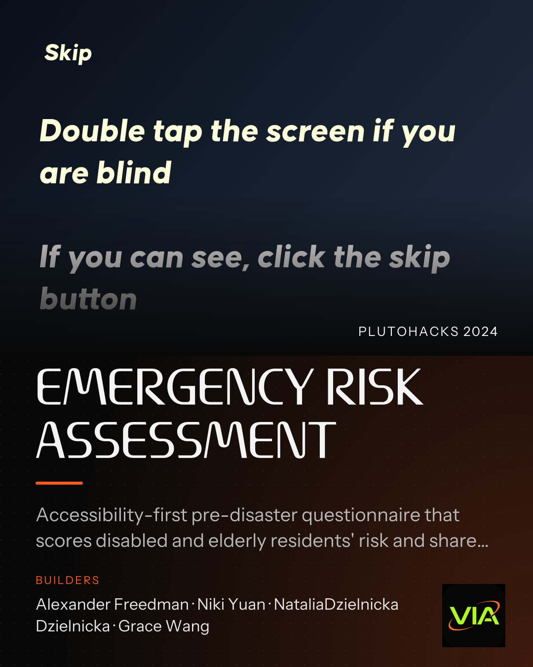 EMERGENCY RISK ASSESSMENT