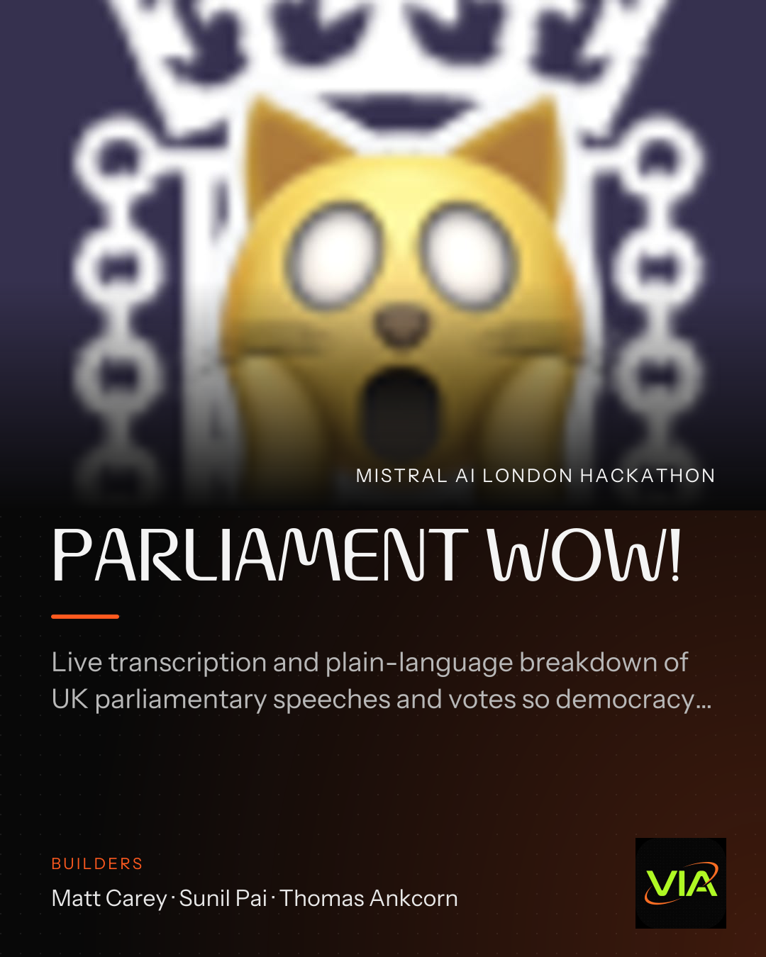 PARLIAMENT WOW!